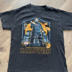 Men’s Large Black Halloween Graphic Tee